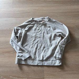 Marc New York cream fleece crew neck pullover